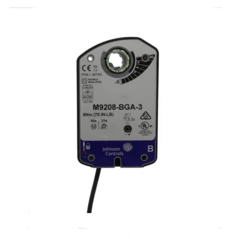 M9208 24V On/Off Spring Return Actuator (70lb-in)