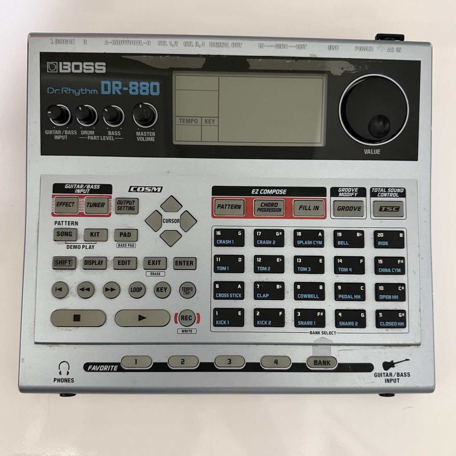 BOSS Dr. Rhythm | DR-880 Drum Machine |