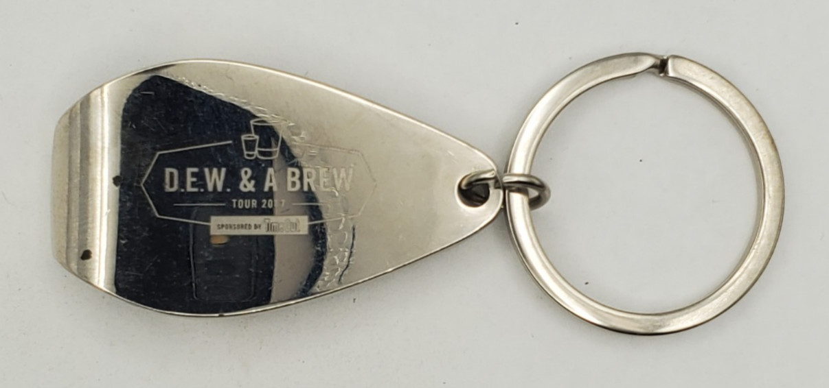 2017 Tullamore Dew and A Brew Tour Bottle Opener Keychain Keyring Whiskey Tour