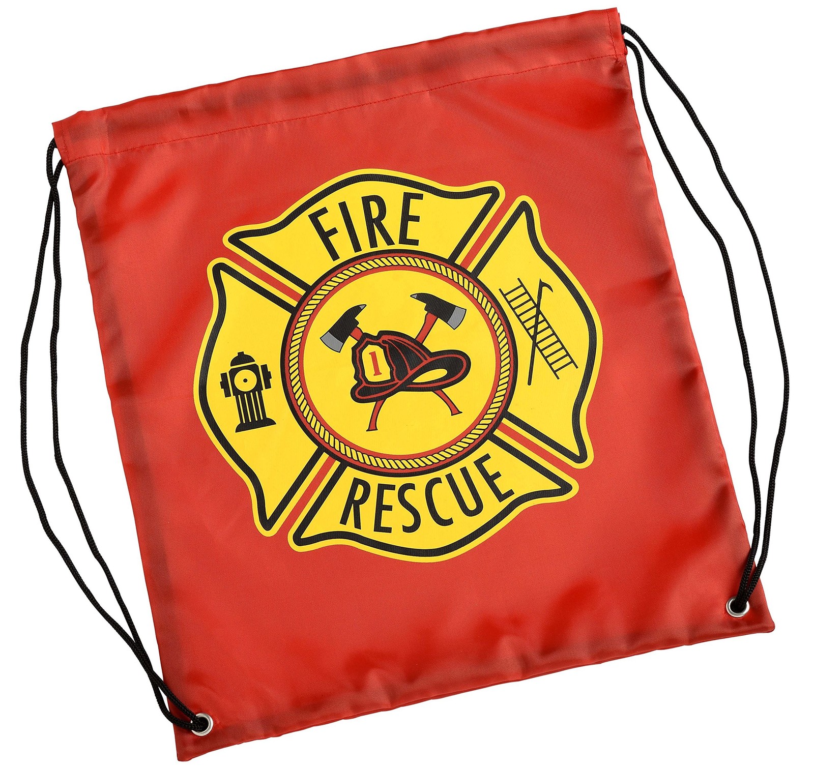 Aeromax Drawstring Backpack Firefighter Red