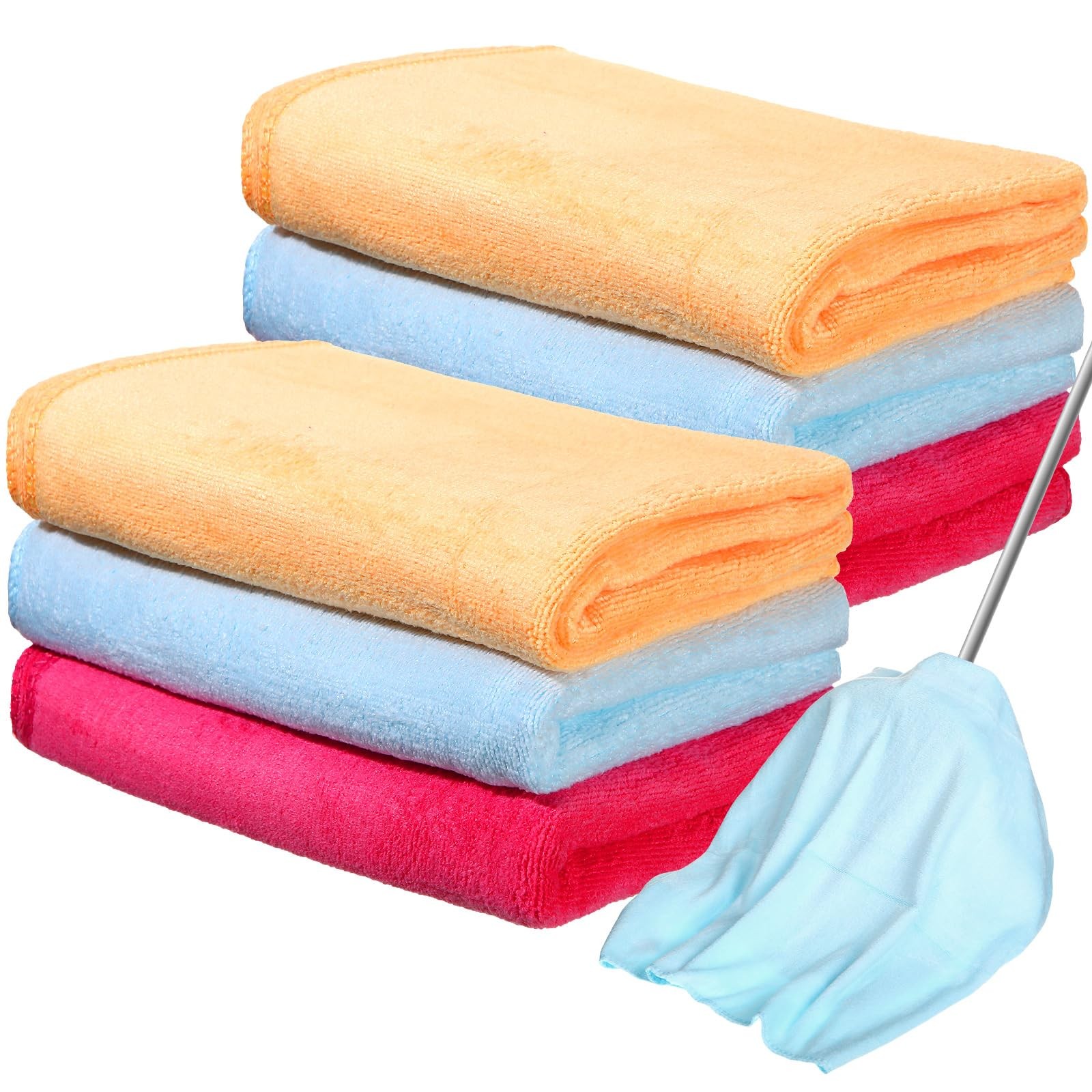 6 Pcs Extra Large Microfiber Cleaning Cloth 30" x 20" Washable Reusable Micro...