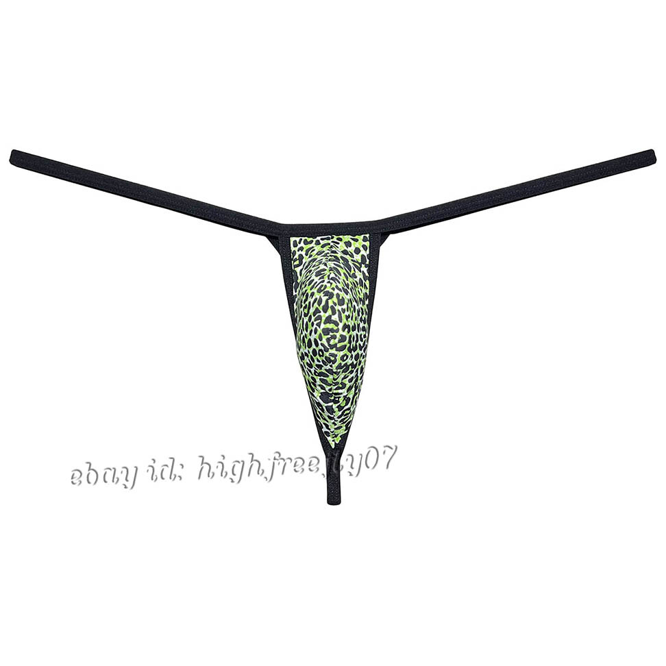 Men's G-String Stretch Underwear Hipster Guy Bulge Pouch Minimum Coverage T-Back
