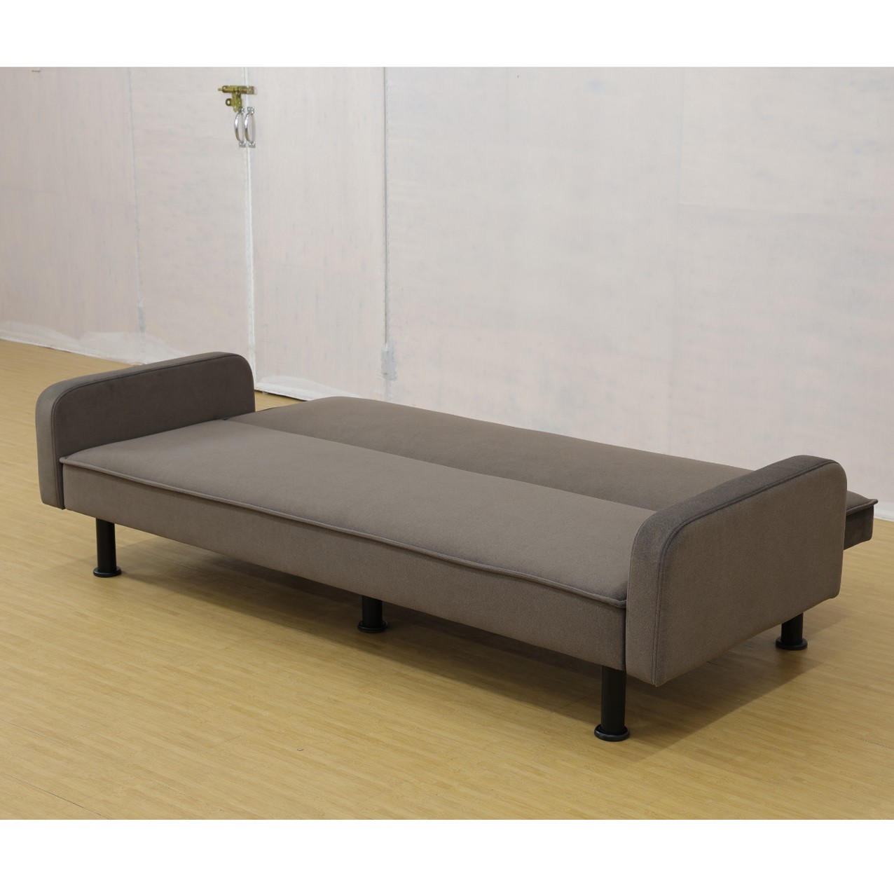 Flannel Living Room Sofabed Brown