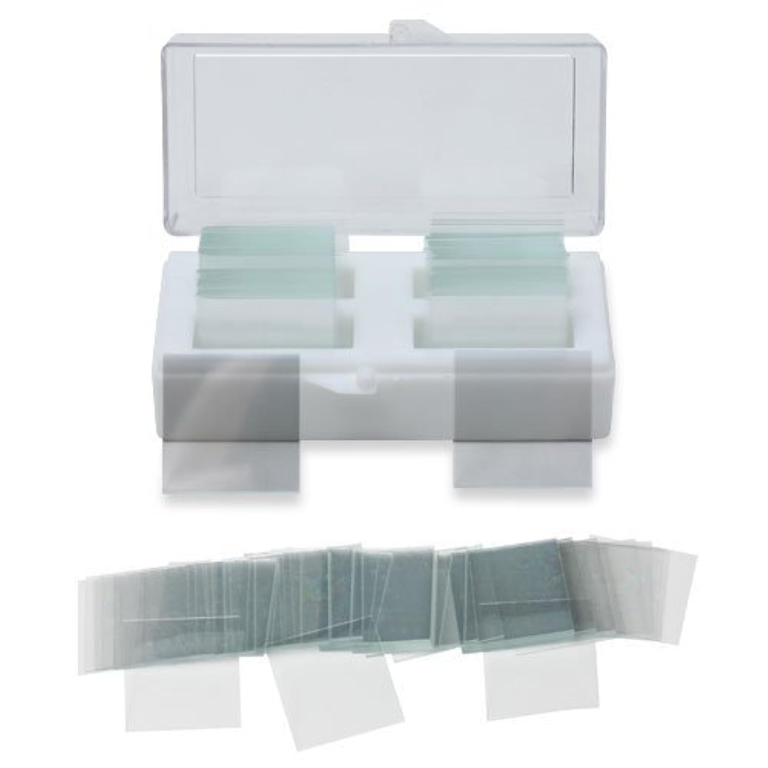 200-Pack 22mm Microscope Cover Slips - Clear, Flat, and Distortion-Free