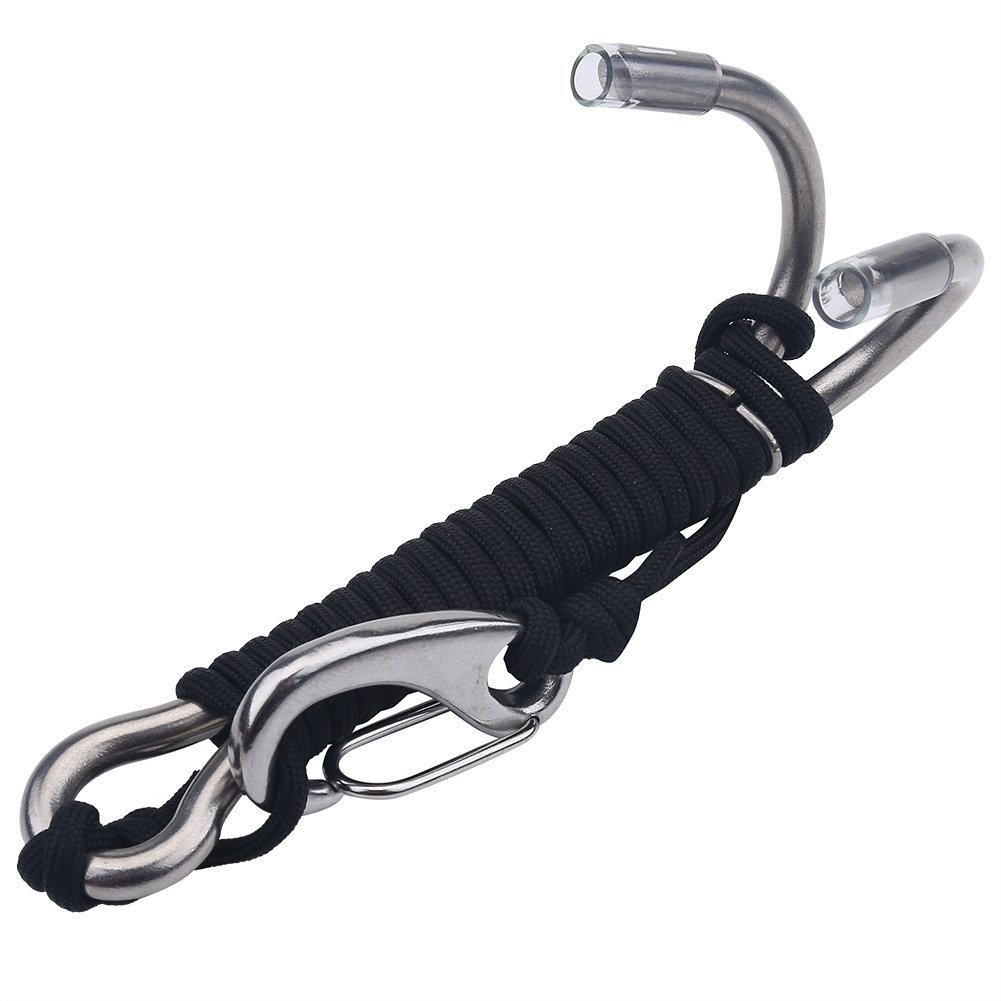 Reef Drift Hook, Scuba Diving Double Dual Stainless Steel Reef Drift Hook with L