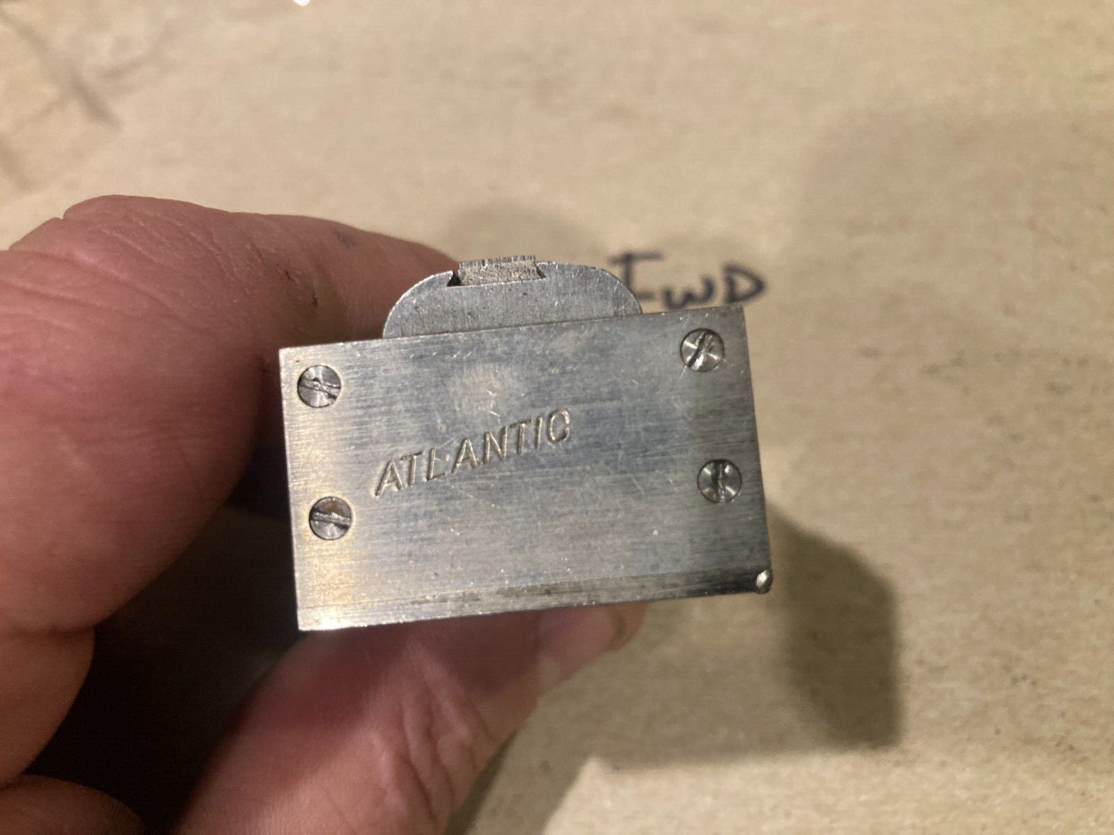 1X Letterpress Numbering DATE machine ATLANTIC 8 DIGIT FORWARD
