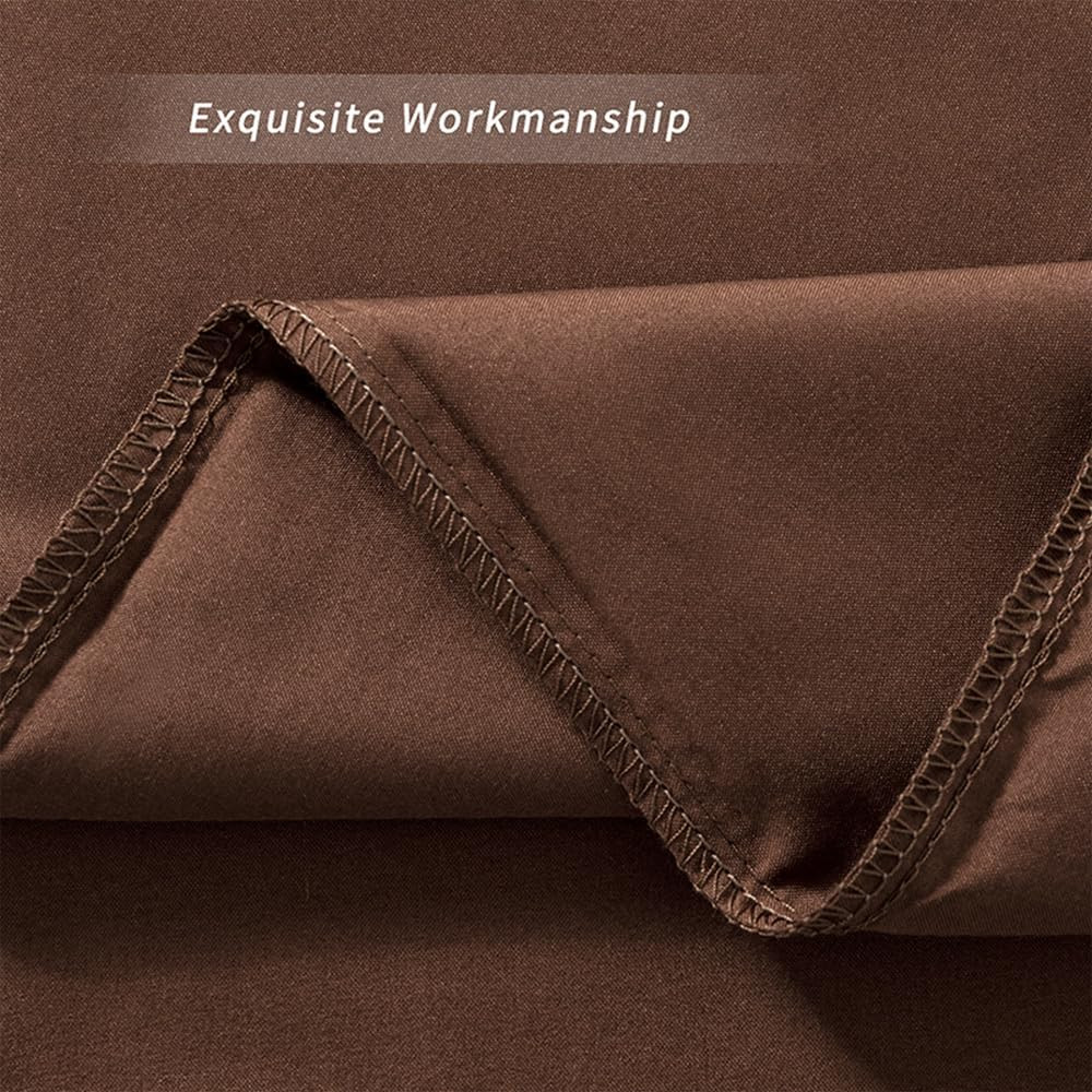2 Pack Microfiber King Zipper Pillowcases, Soft Comfortable Not Shrink Coffee Pi