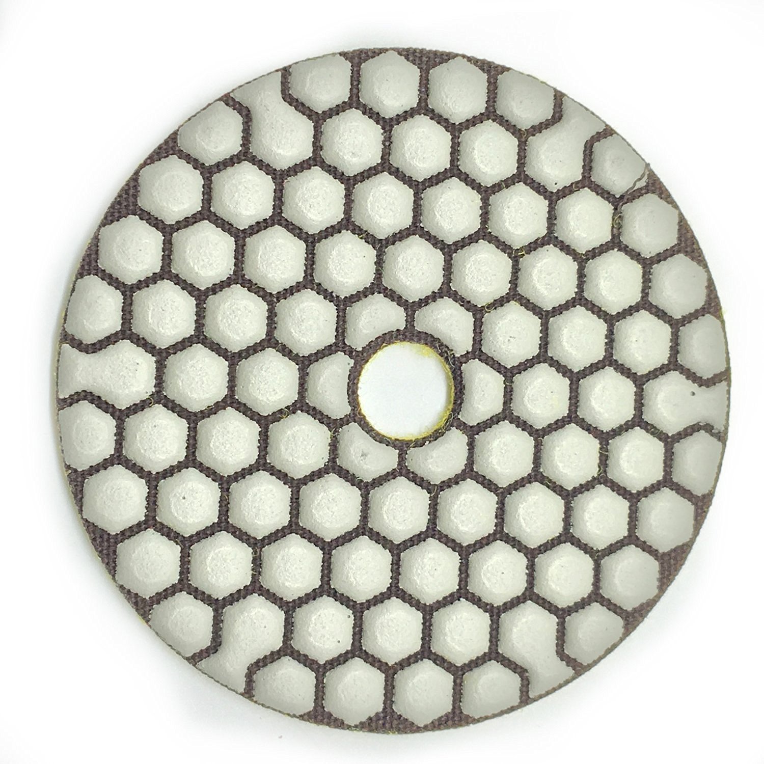4" DIAMOND POLISHING PAD DRY 6 Piece Grit 50 100 200 Concrete Granite Glass