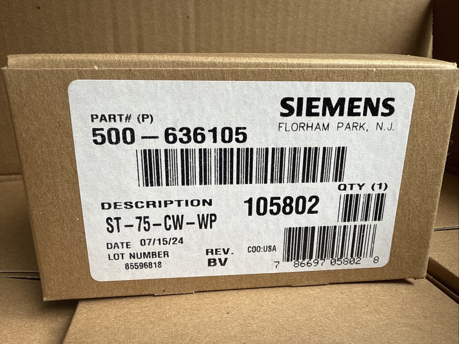 Siemens ST-75-CW-WP Weatherproof Ceiling Strobe 500-636105