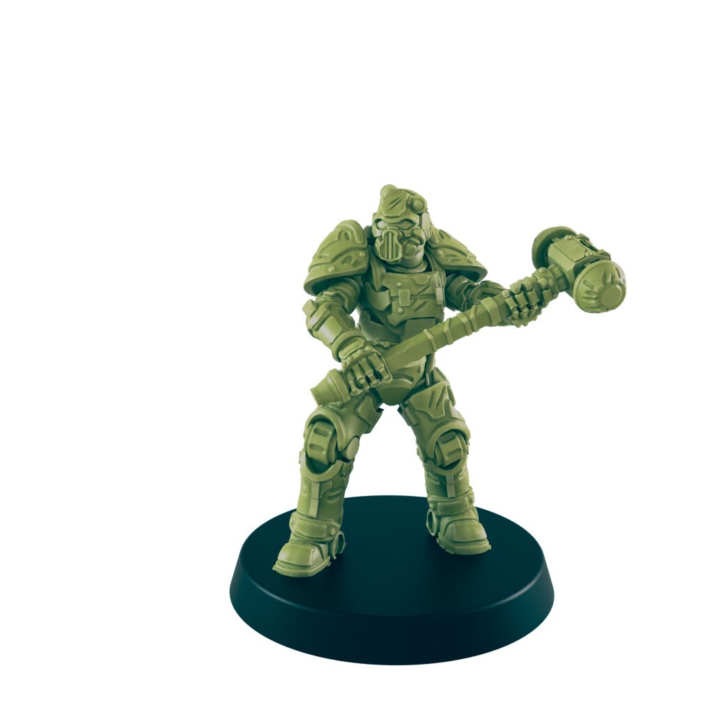 Power Armor - Hammer, Tabletop, Star finder, Pathfinder, Sci-Fi, Cyberpunk