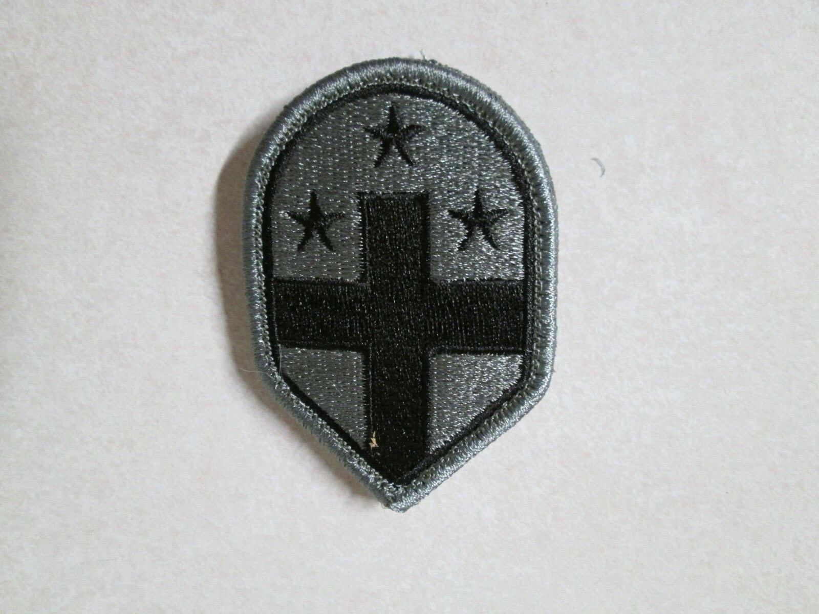 MILITARY PATCH US ARMY HOOK LOOP BACK FOR ACU UNIFORM 332ND MEDICAL BRIGADE