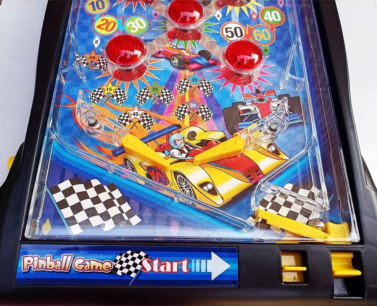 Pinball Machine, Electronic Tabletop Game, 16.5 Inch Table Pinball...