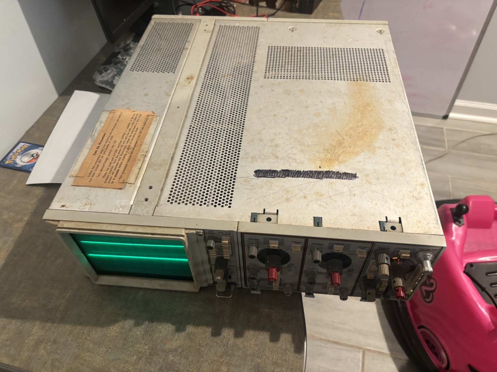 tektronix analog modular oscilloscope