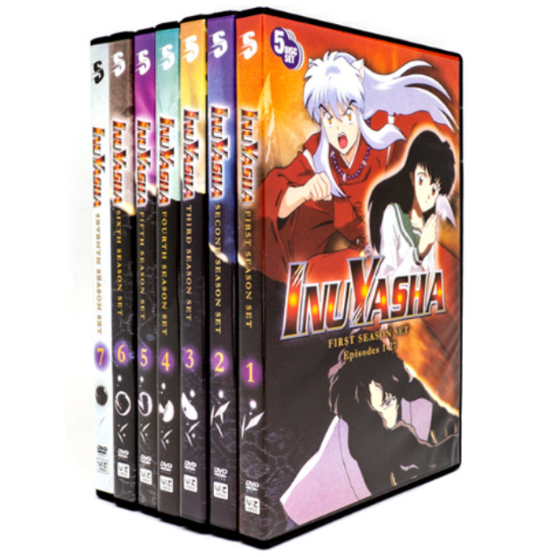 Inuyasha: Complete DVD Series Seasons 1-7 DVD Set 32-Discs Region 1 & Free Ships