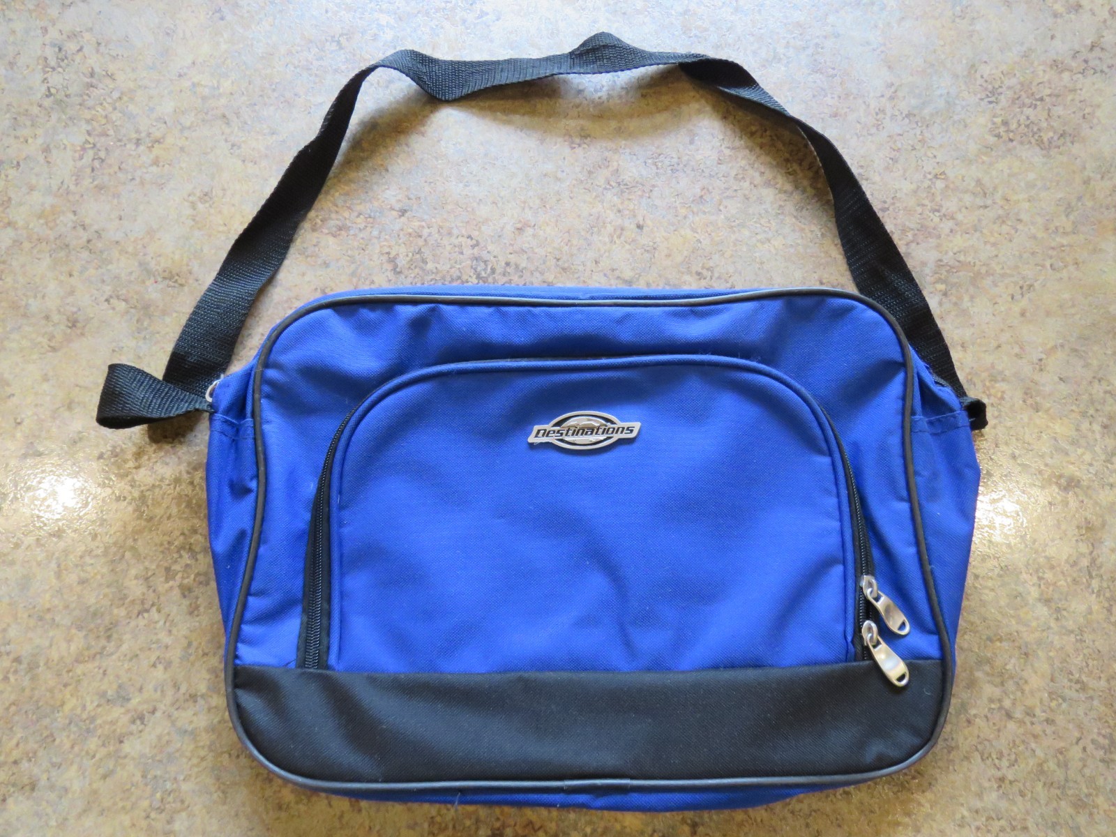 Soft Blue Computer, Notebook, Laptop Bag -Shoulder Strap & Handle 14.5 x 10 x 4"
