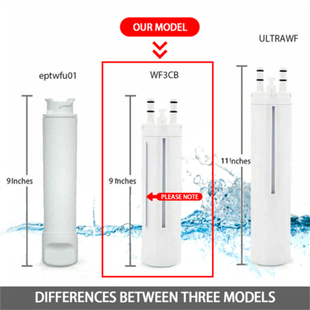 3 Pack Frigidaire WF3CB PureSource 3 Replacement Refrigerator Water Filter