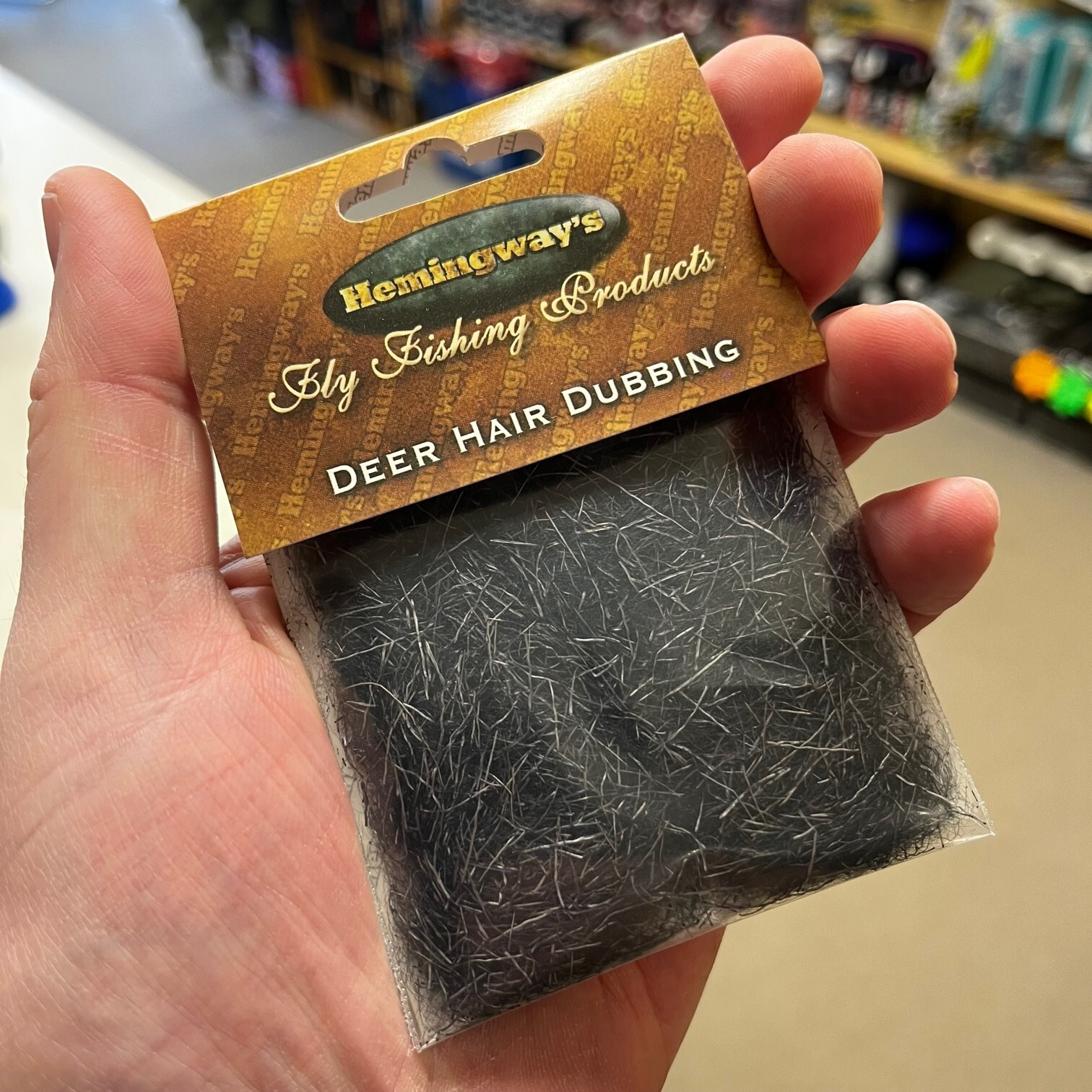 Hemingway's Deer Hair Dubbing - Black - Fly Tying Materials