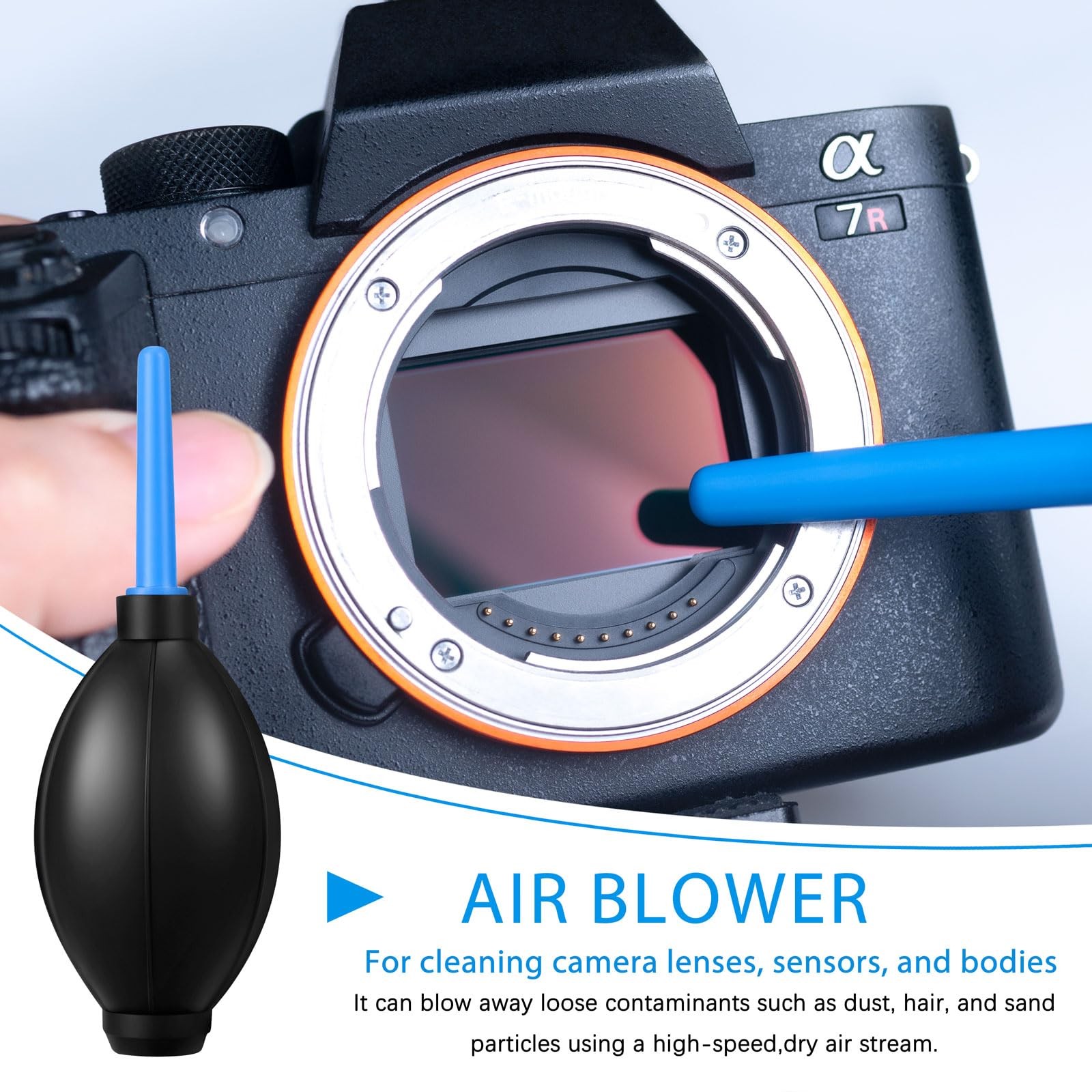 Camera Cleaning kit - Professional Lens Kit,Complete Black
