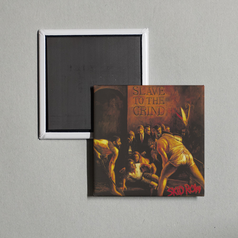 Skid Row - Slave to the Grind Album Cover Locker Fridge Magnet