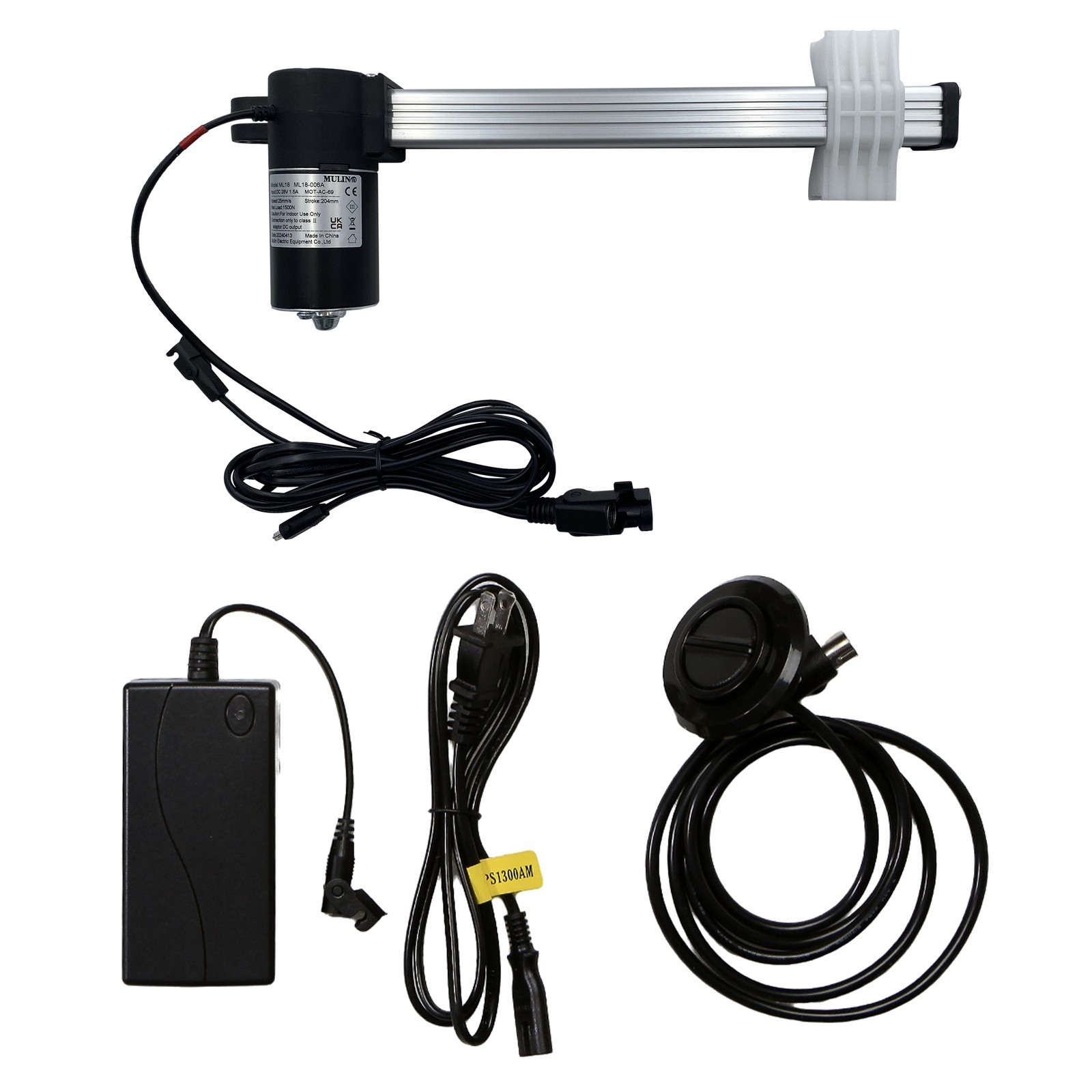 Mulin ML18 Motor ML18-006A Linear Actuator kit for Power Recliner Lift Chairs