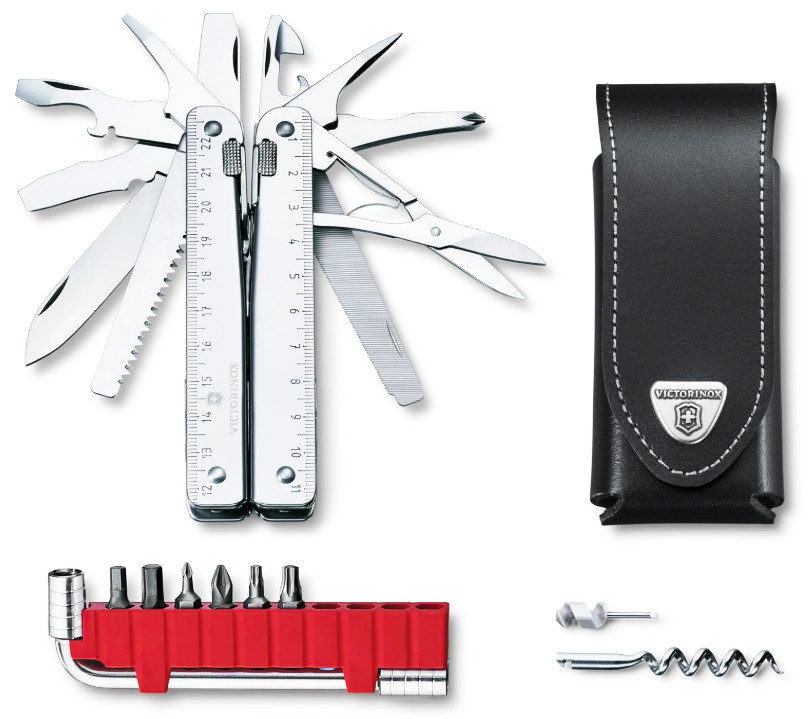 Victorinox SwissTool X Plus Ratchet 3.0339.L Multi Tool Full Set Stainless Steel