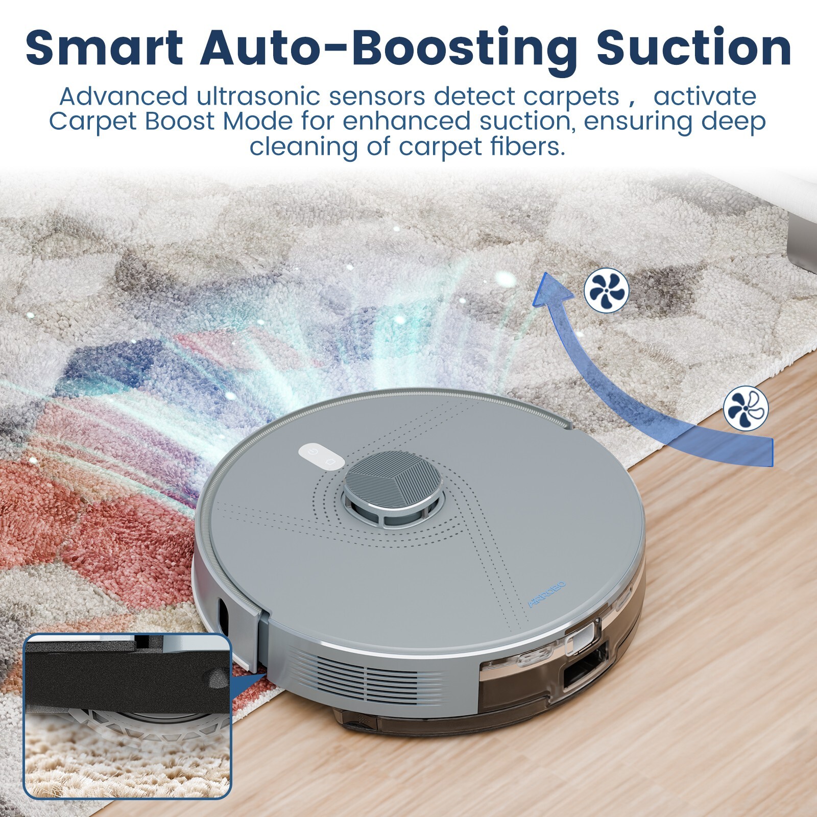 5500Pa AIRROBO T25+ Self-Emptying Robotic Robot Vacuum and Mop 240Min US