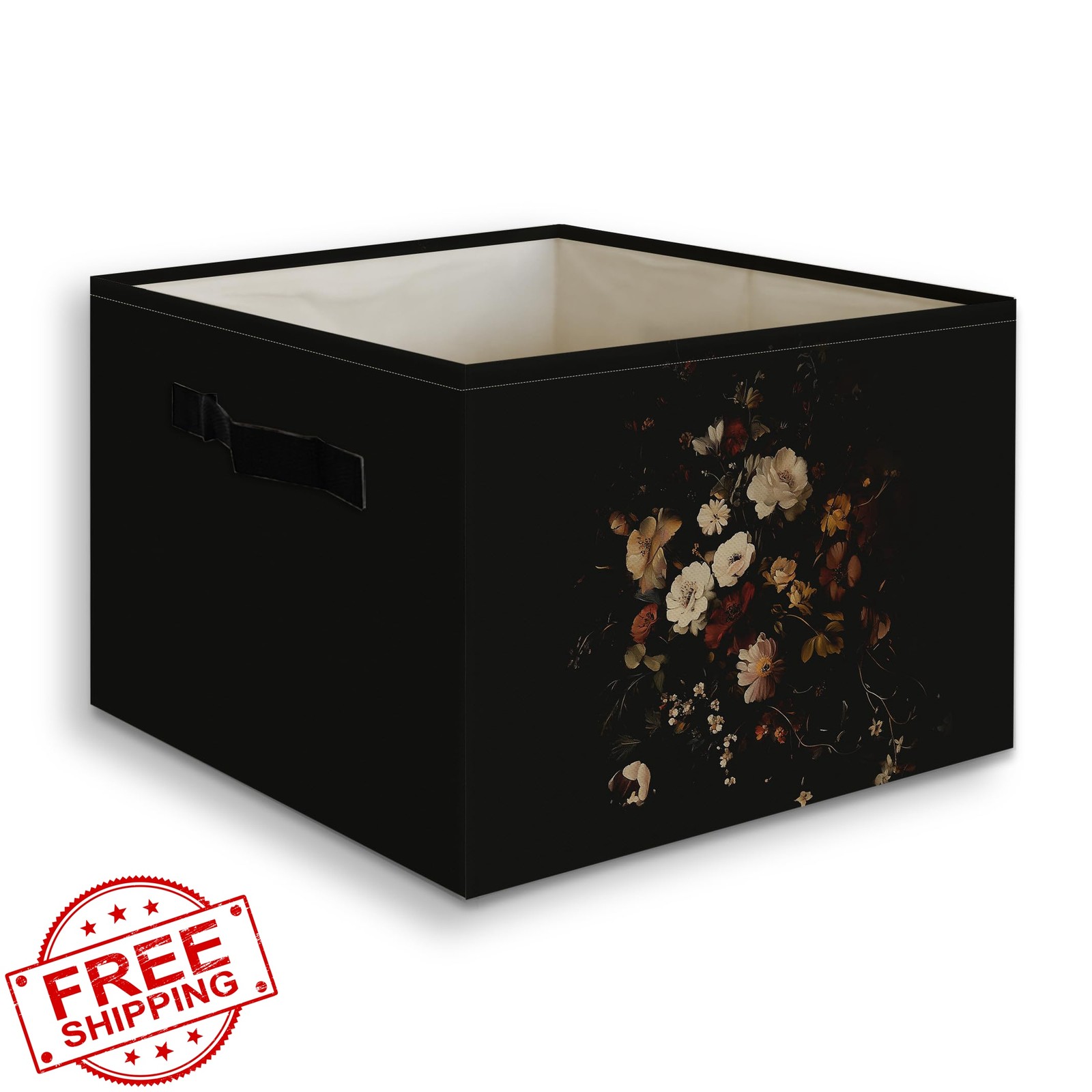 JUIOEIU Storage Bins Floral