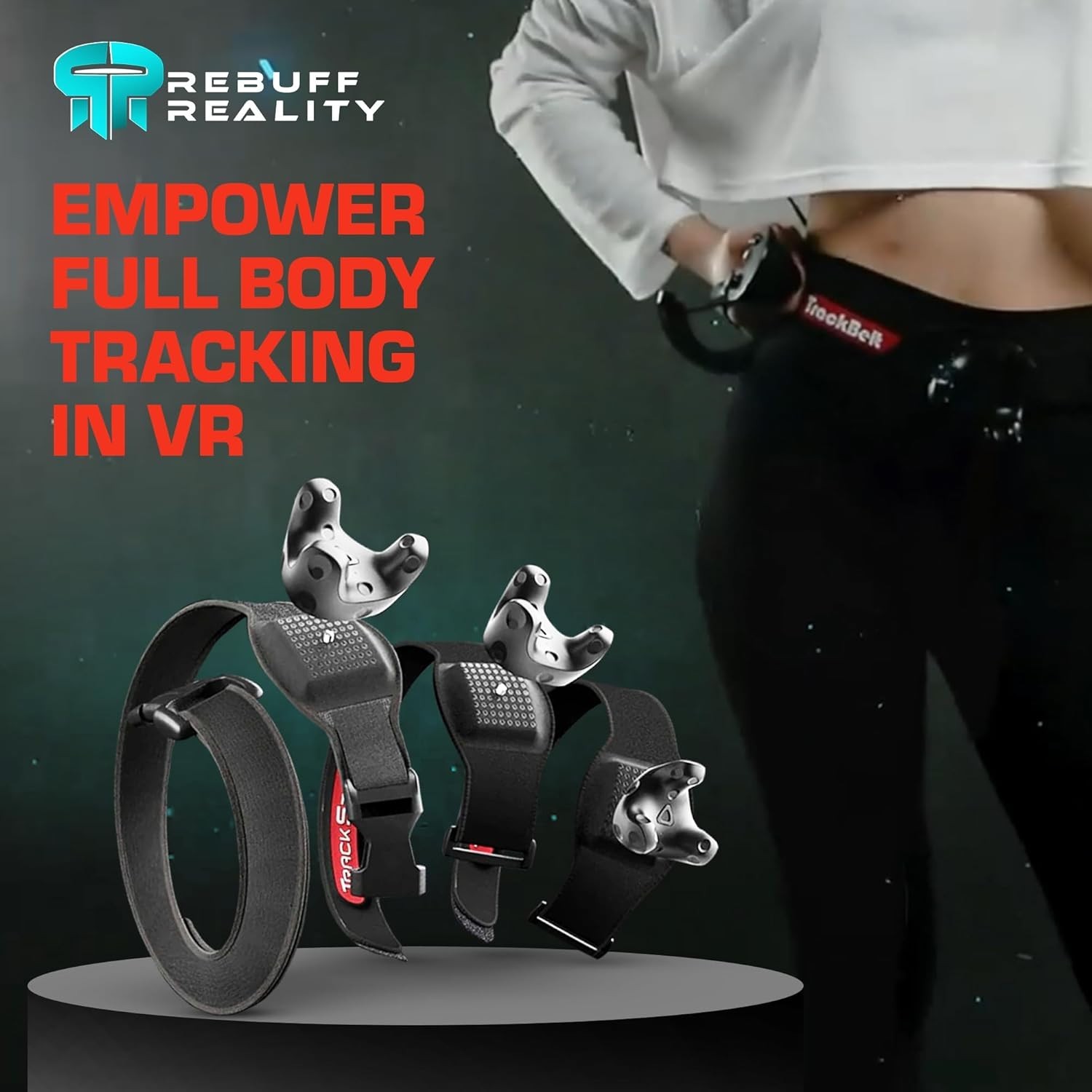 Trackstraps for Vive Tracker, VR Full Body Tracking Straps for HTC Vive Tracker