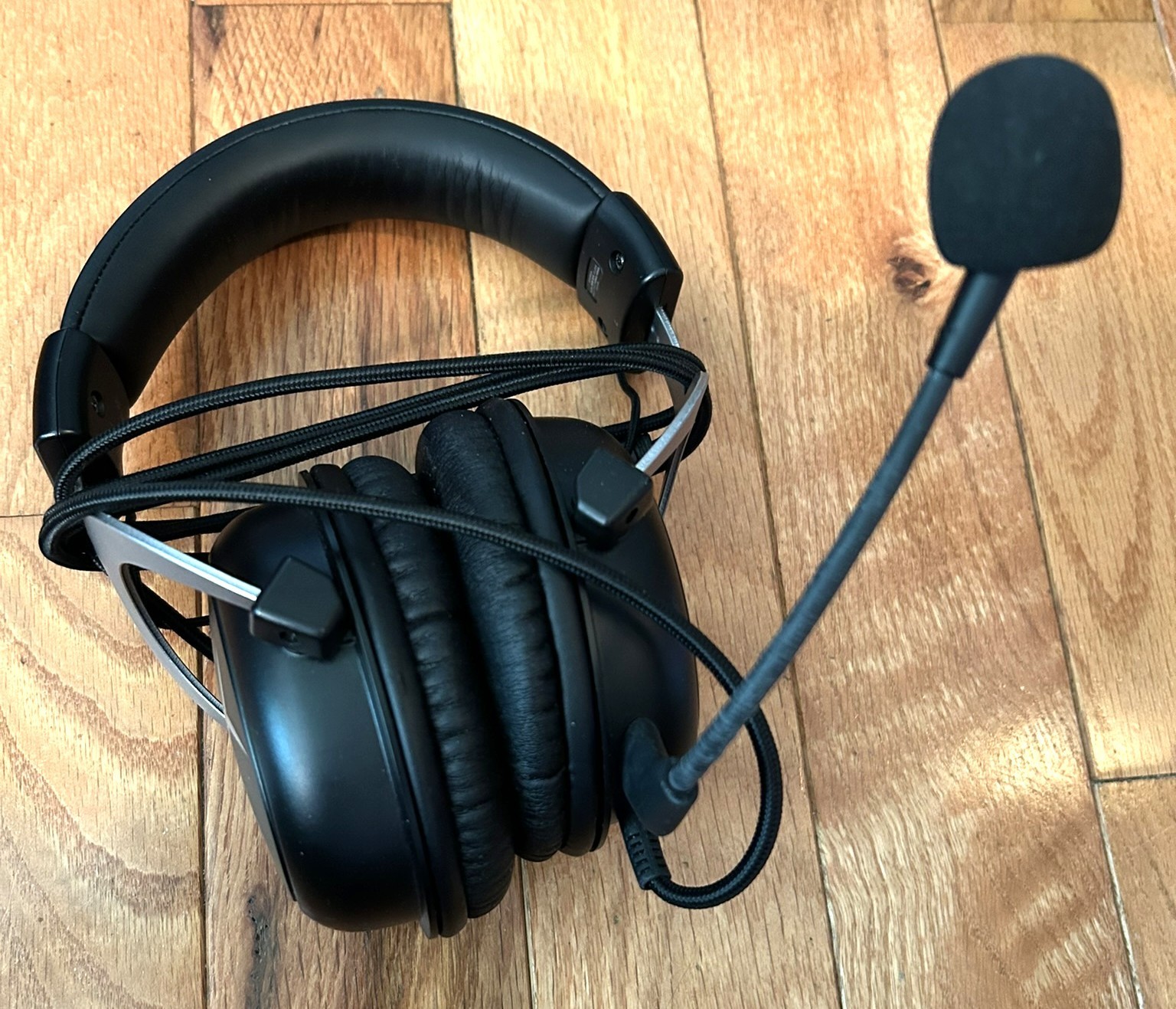 HyperX HHSC2-CG-SL/G CloudX Gaming Headset Black-Silver Wired Microphone WORKING