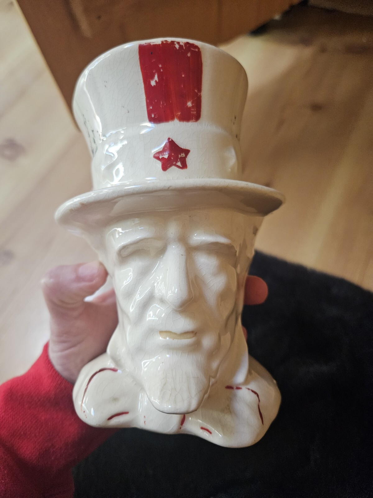 Abe Lincoln Antique Planter