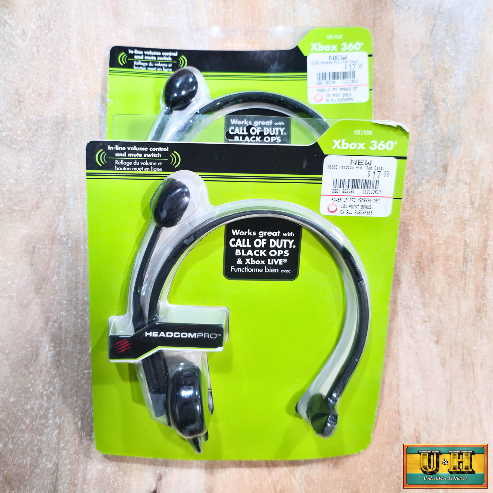 New Mad Catz X360 Headcom Pro Headset Xbox 360 Gaming Headset Sealed
