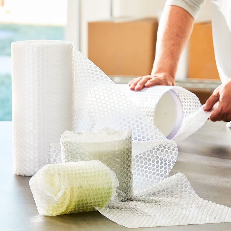 12x40ft Bubble Cushion Roll Protective Wrap Small Bubbles Packing Material New