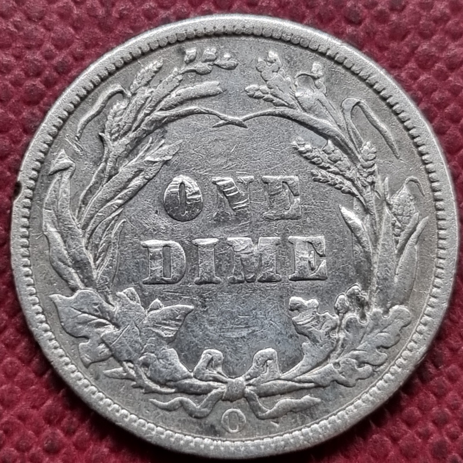 1901 O Barber Dime 10c Better Grade XF + #80342