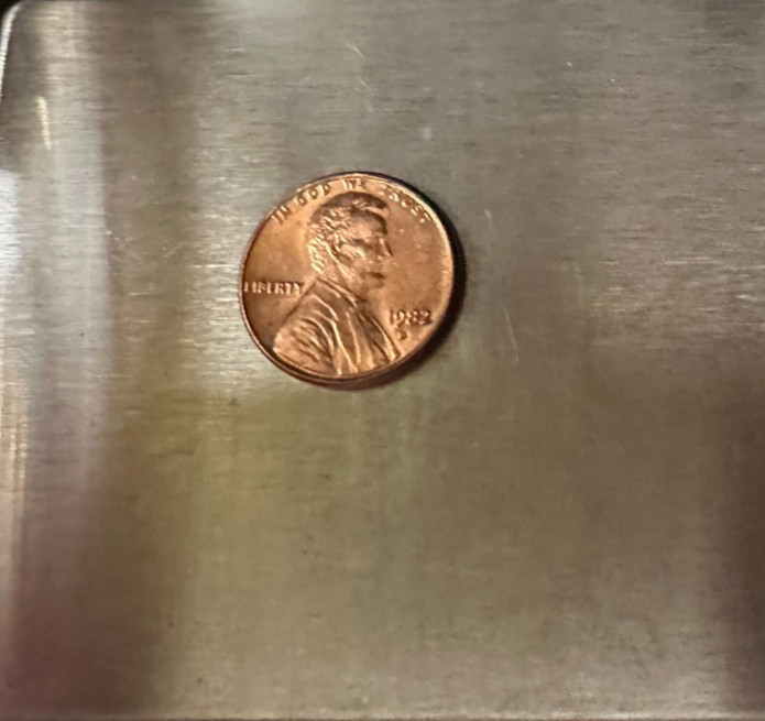 1982 D DATE, MINT MARK DDO, LINCOLN ONE CENT, WEIGHT 3.09 GRAMS, Bronze Planchet