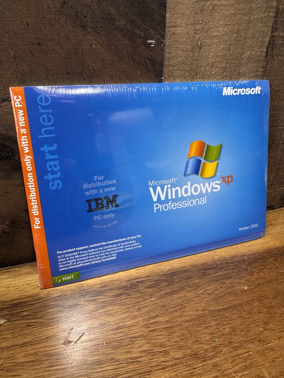 Windows XP Professional Version 2002 Sealed IBM