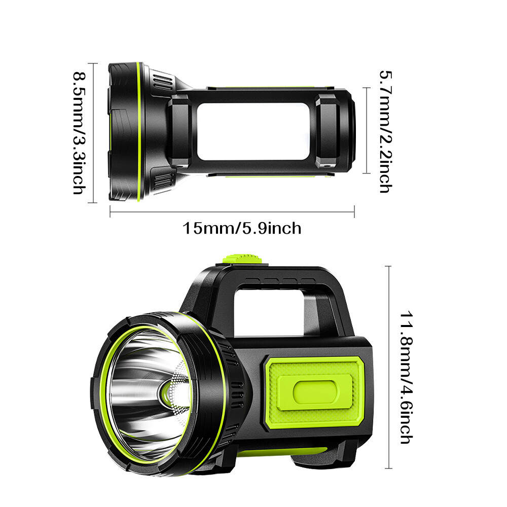 200000 Lumen Super Bright LED Tactical Flashlight Rechargeable LED Work Lights