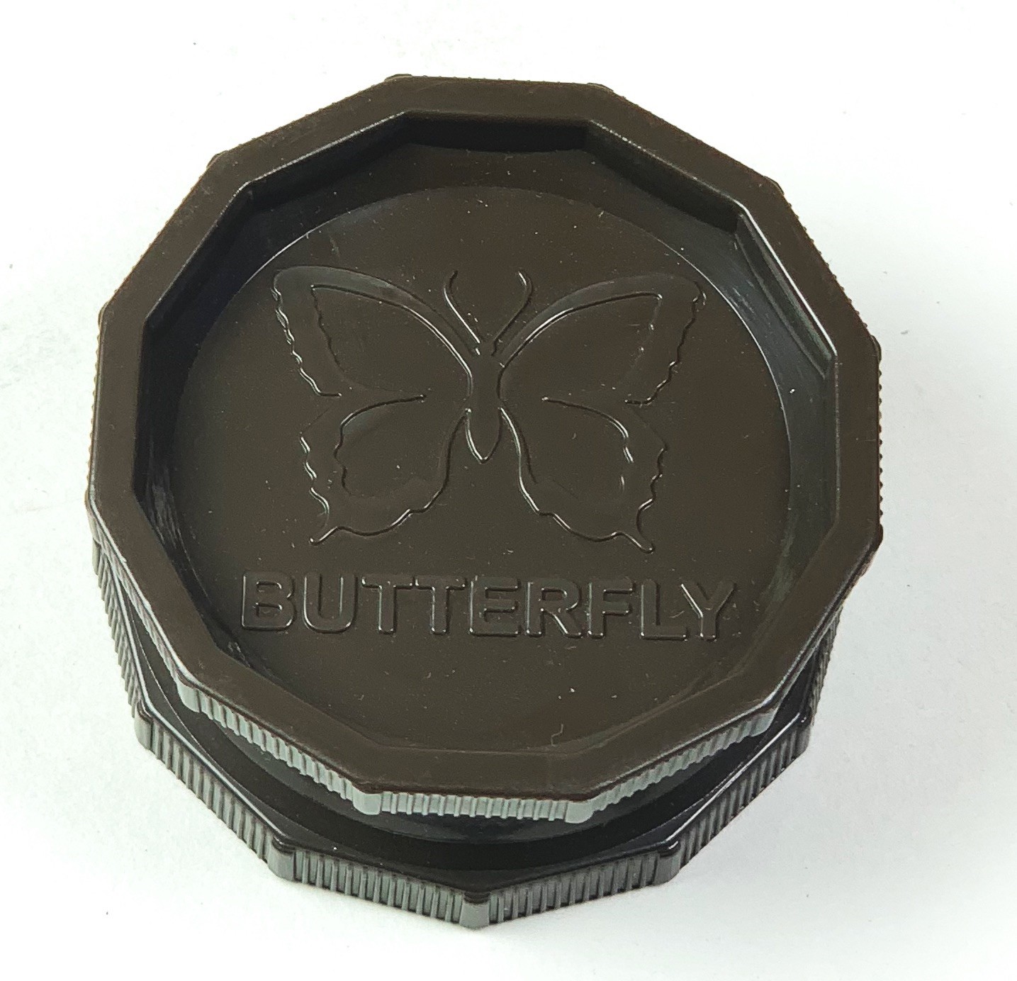 24 Plastic Butterfly Herb Grinders Assorted Colors