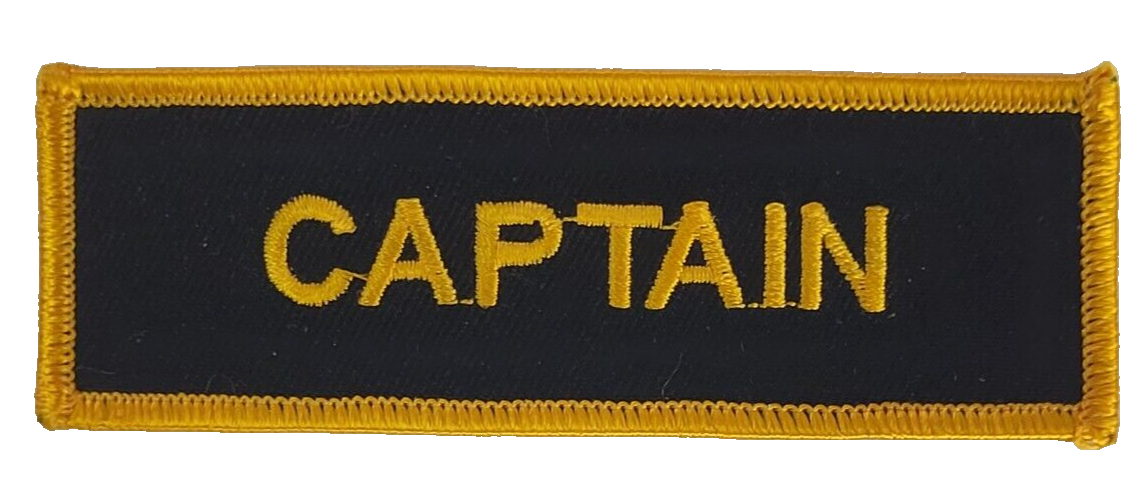 Captain Patch 1.25"X4"
