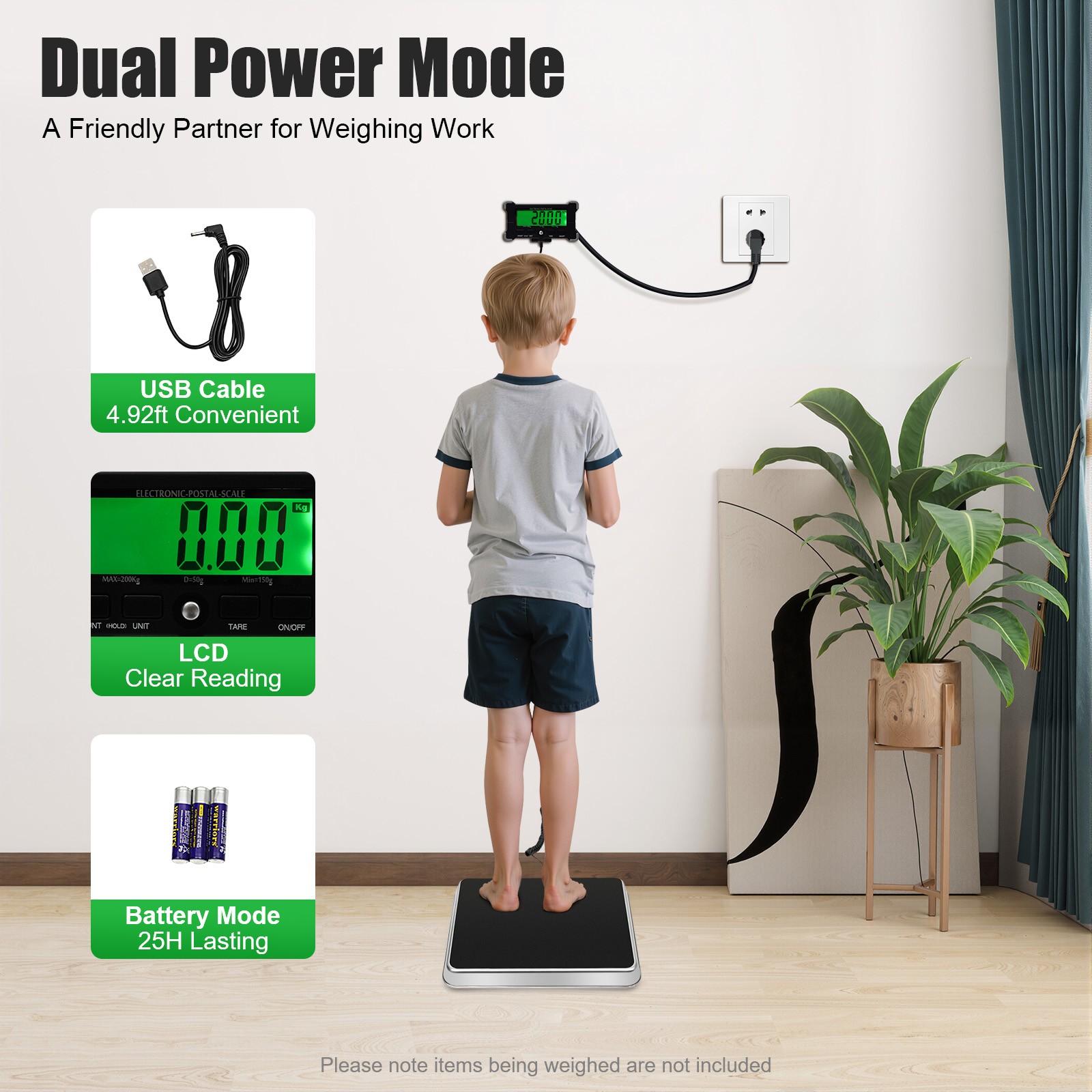 Large Heavy Duty Digital Shipping Postal Parcel Scale 440 Lbs Stainless Steel