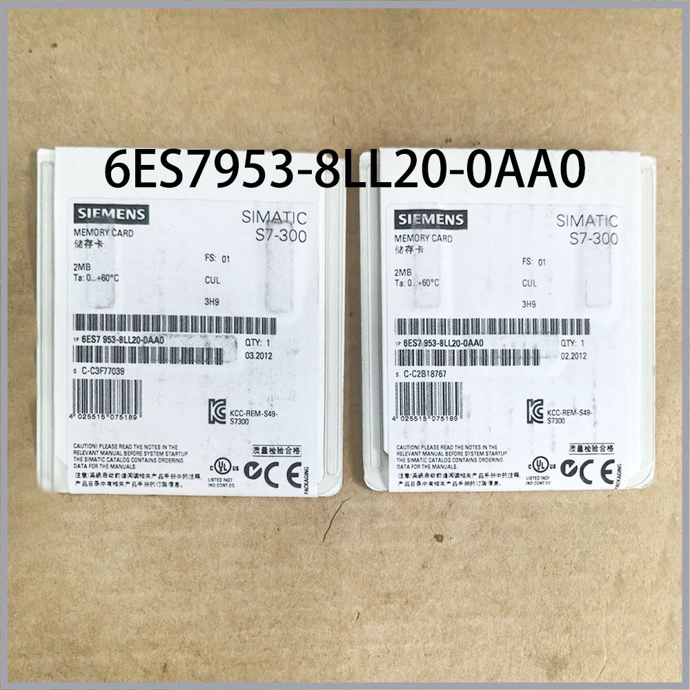 SIEMENS Original in stock flash memory 6ES7953-8LL20-0AA0 2 MB Fully Tested