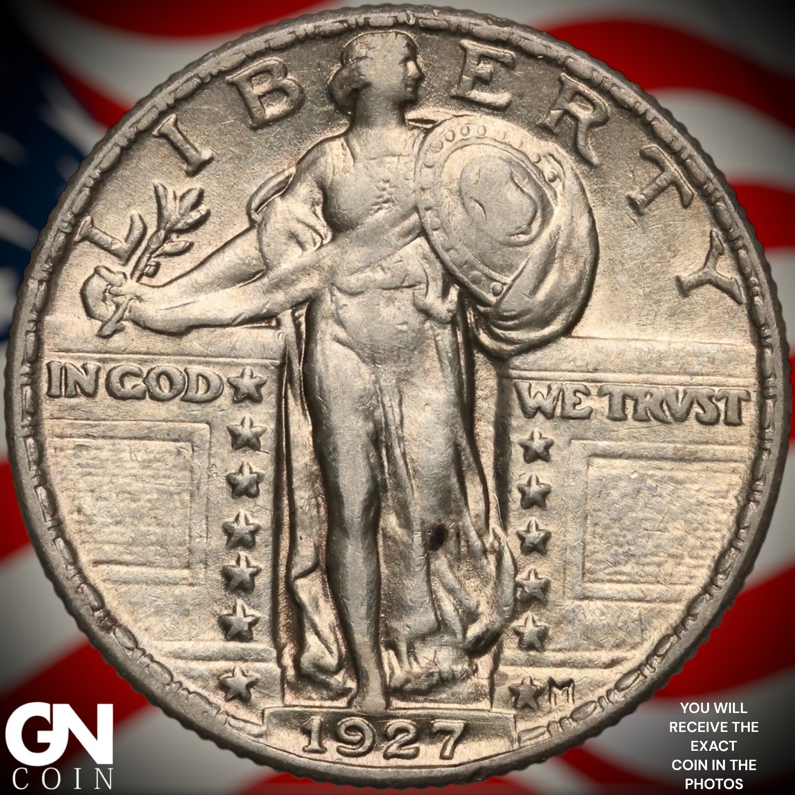 1927 P Standing Liberty Quarter B1991