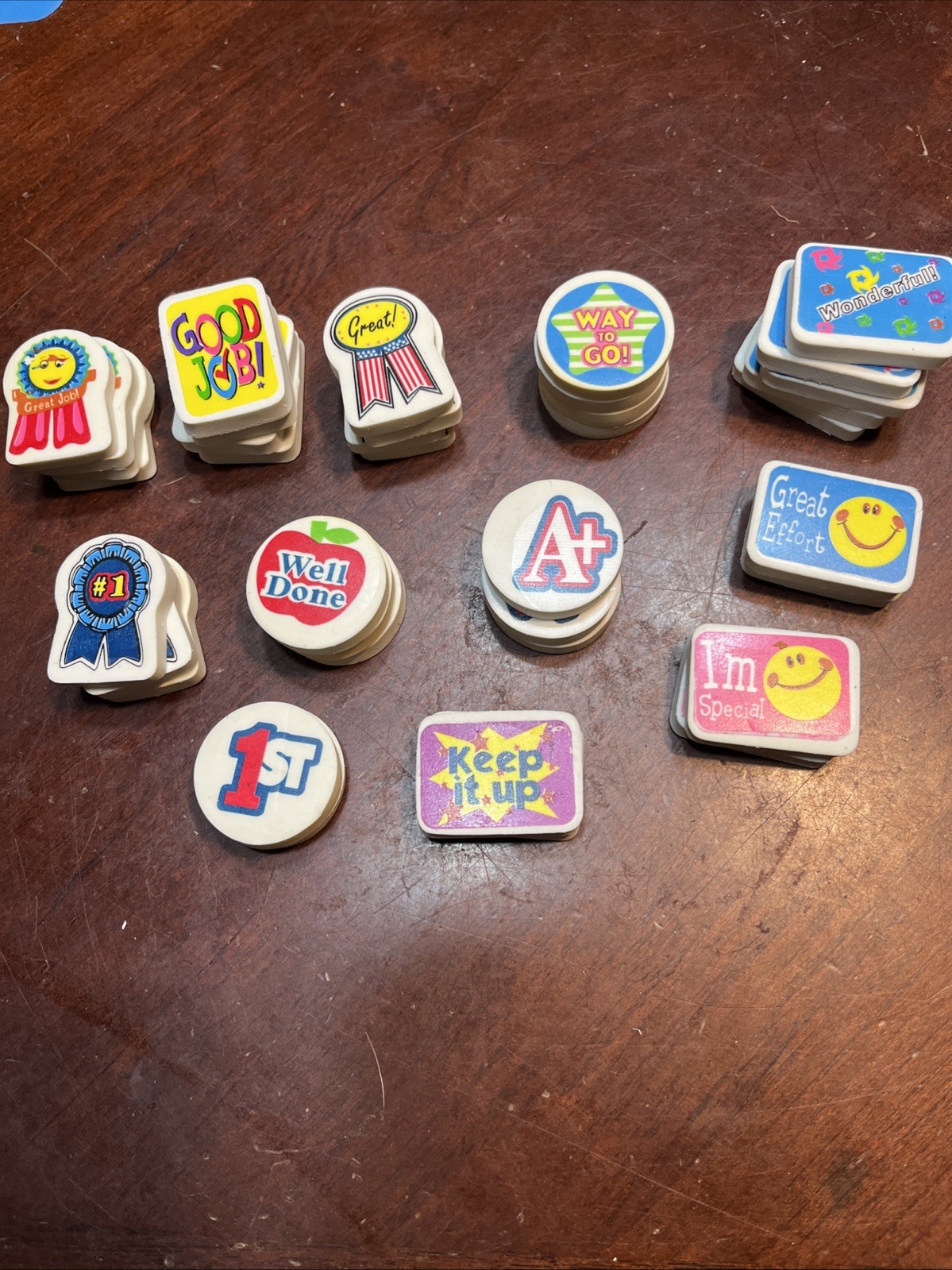 New Teaching Tree Erasers 38 Pieces Encouragement Student Gift Homeschool Awards