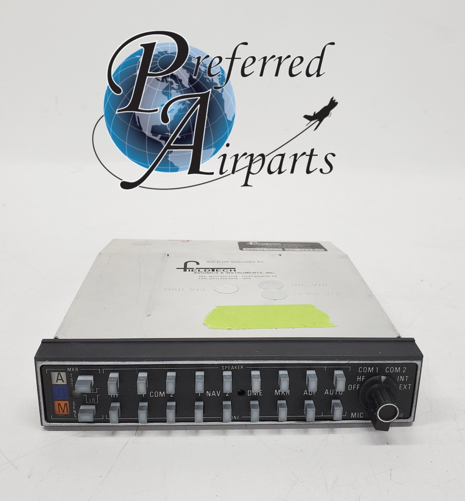 King KMA-24 Audio Panel Serviceable with removal tag P/N: 066-1055-02