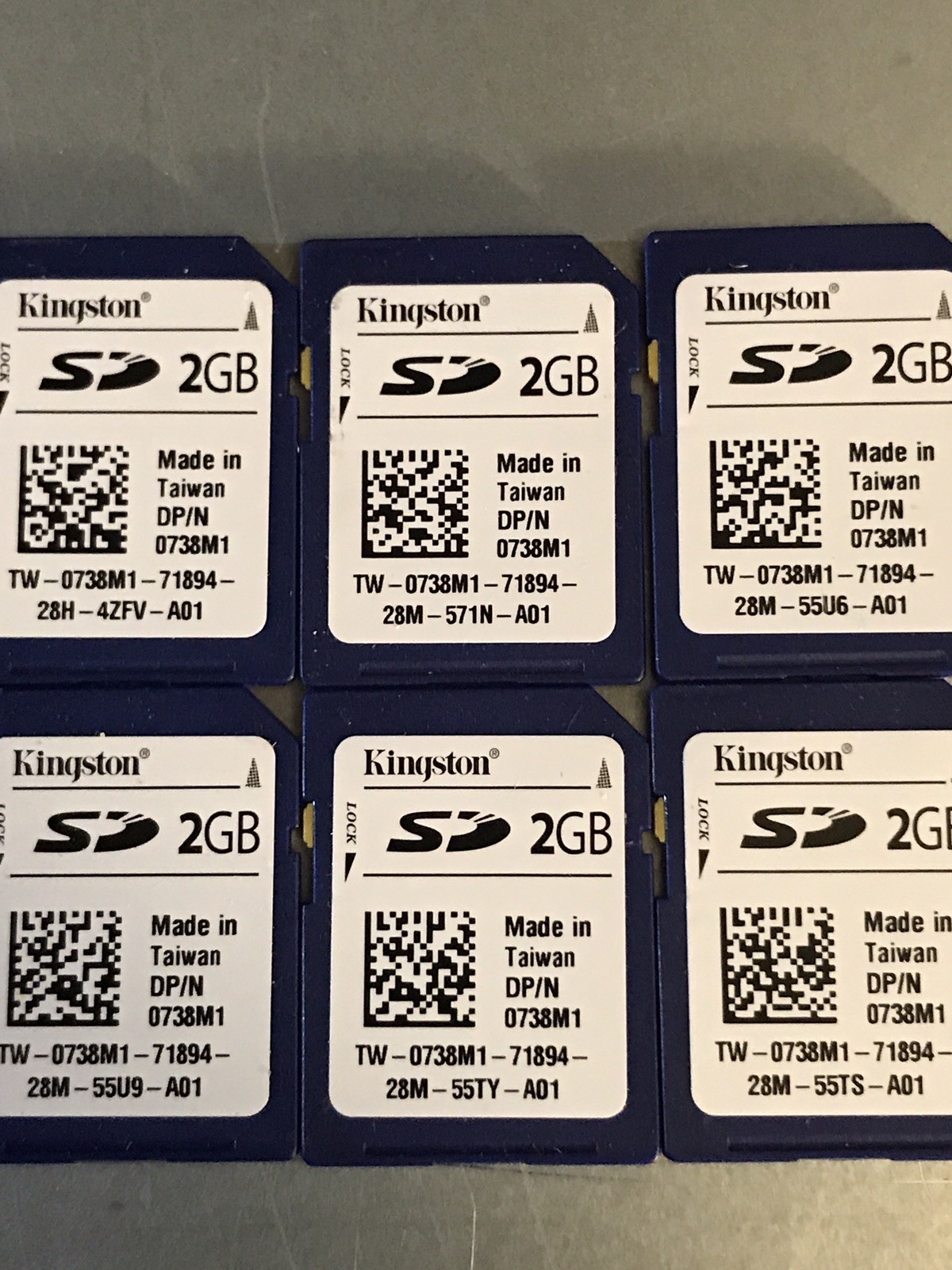 Genuine Dell Kingston 2GB 738M1 Flash SD Card Memory for Dual SD module