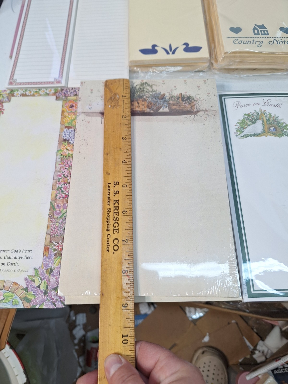 NOS Vtg Country Cottage Core Note Pads