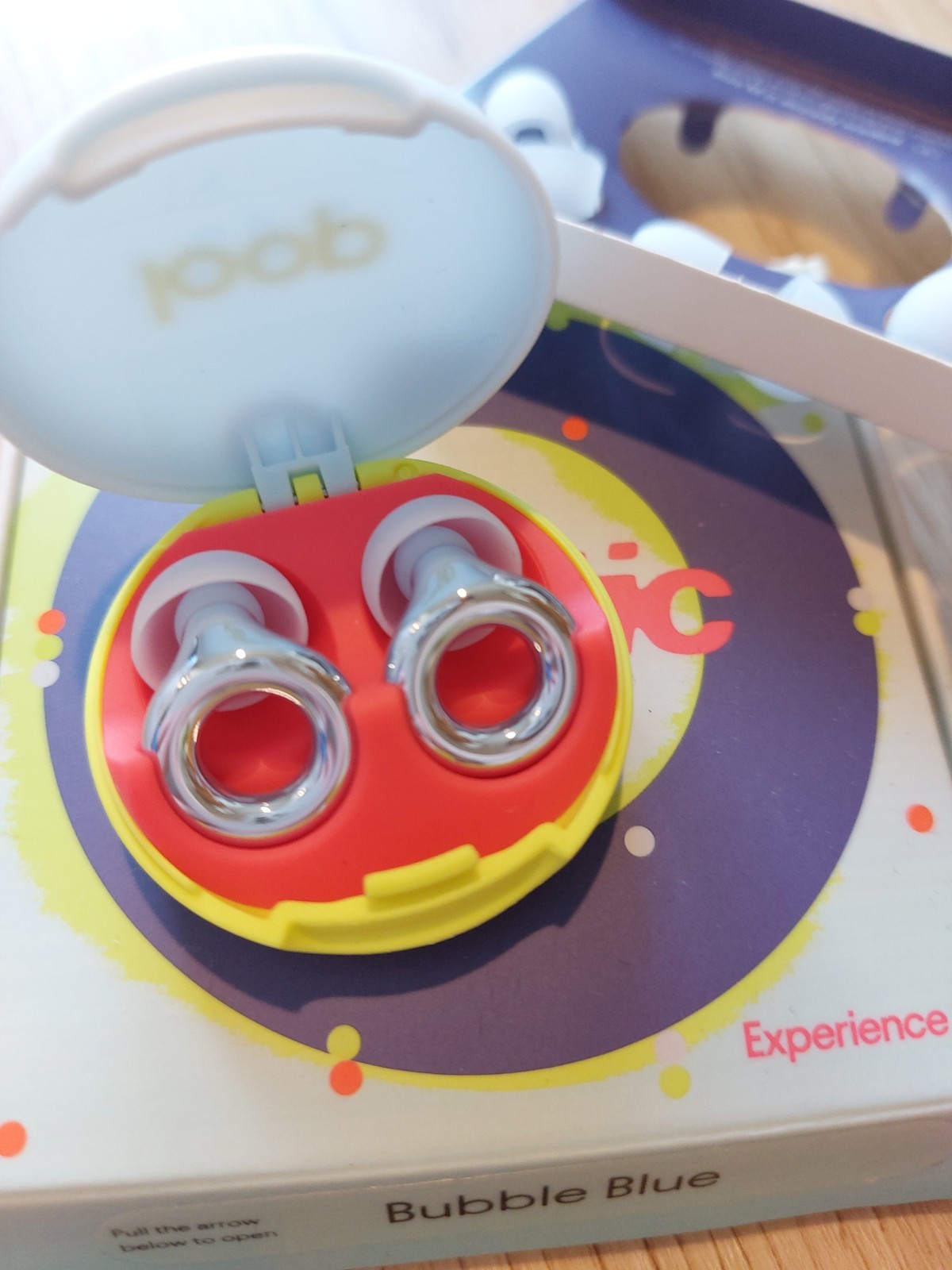 Loop Earplugs Experience Kinetic limited edition Bubble Blue noise reduction