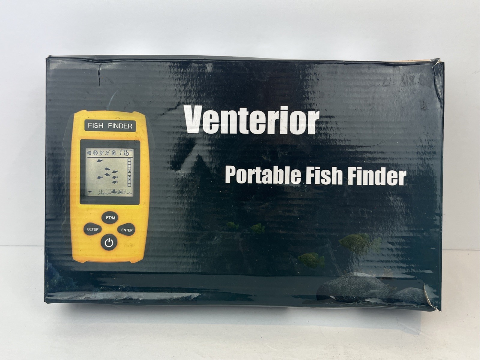 Venterior VT-FF001 Portable Fish Finder Sporting Feet and Meters Measurements