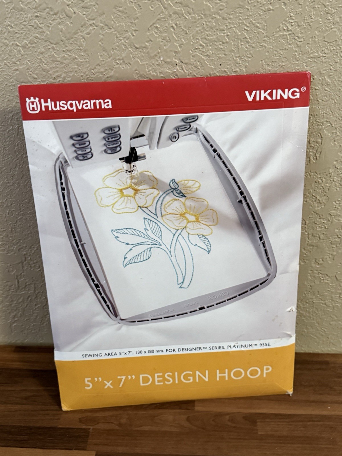 Metal Hoop For Husqvarna Viking Designer Embroidery Machine 180x130mm 5"x7" NEW