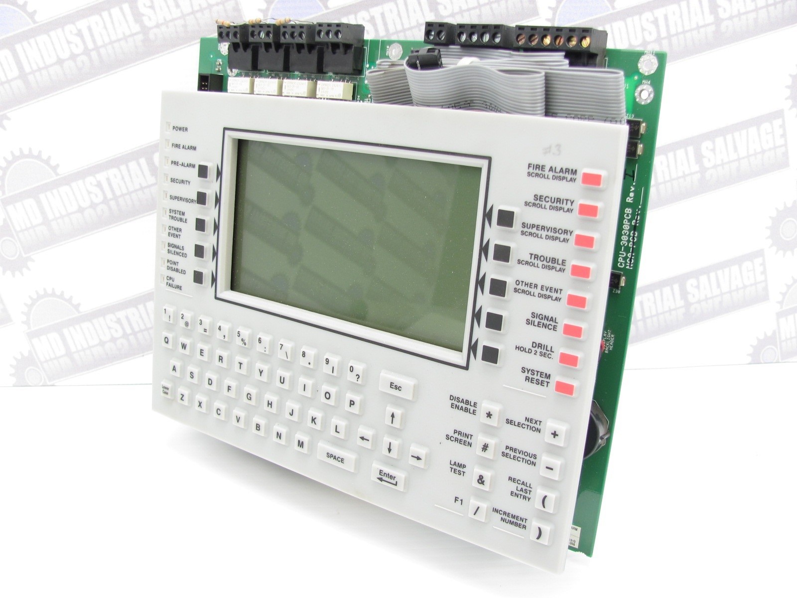NOTIFIER - CPU-3030D - NFS3030 CPU with KEY DISPLAY Addressable - (Tested)