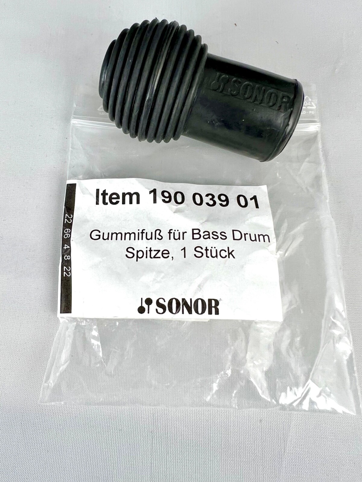 Sonor Rubber Foot for Bass Drum Spur SQ2 ProLite Delite SQ1 S-Classix 190 039 01